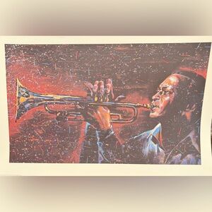 Gilbert Young "Color of Jazz" Lithograph